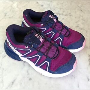 Size 13 Salomon Speedcross Sneakers- Plum Caspia